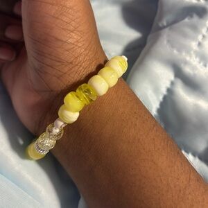 Yellow Beaded Bracelet
